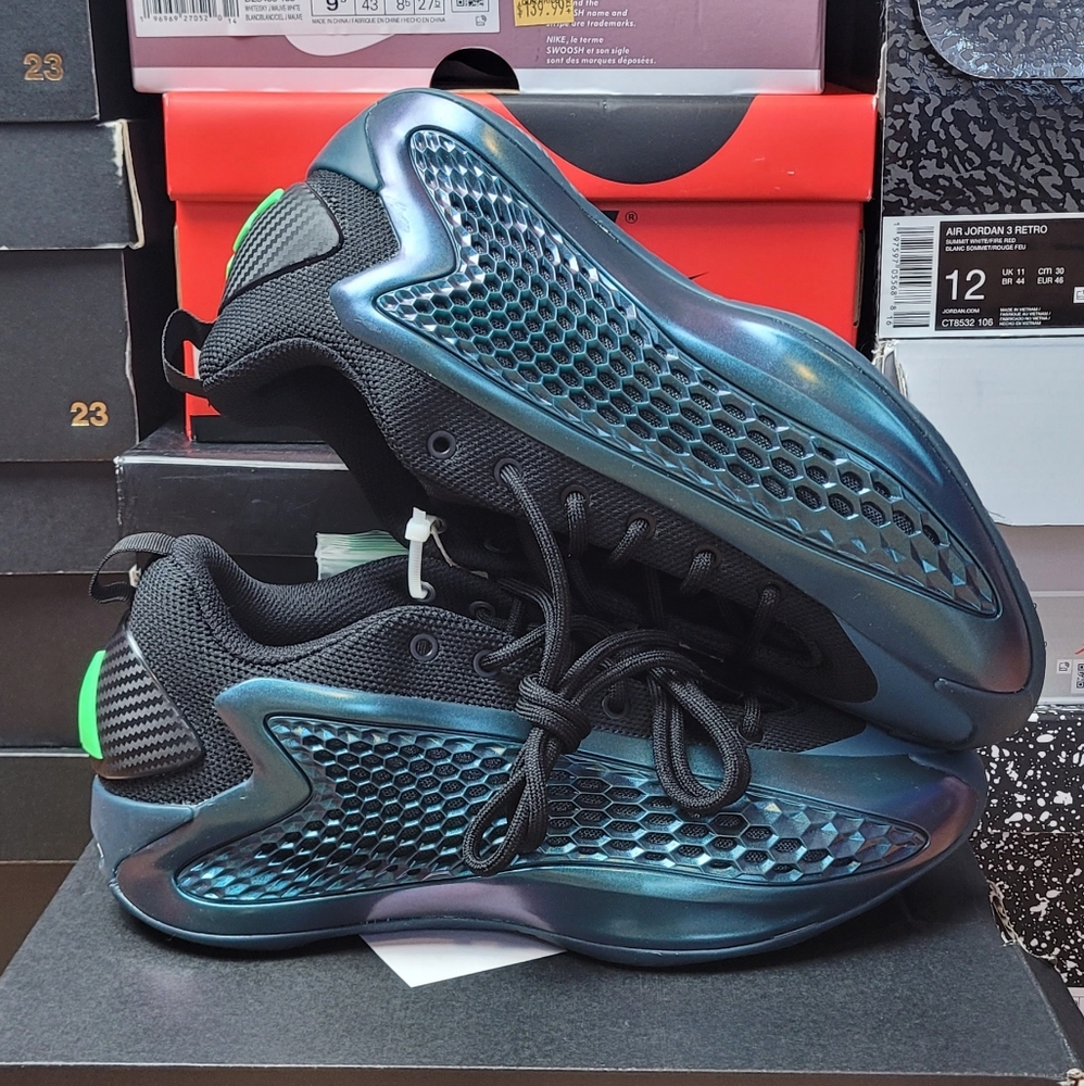 Black and Blue Athletic Sneakers
